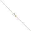 9ct Yellow Gold 1.15ct Tinted Diamond Cluster Pendant and Chain 18"