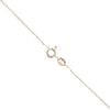9ct Yellow Gold Blue Topaz Pendant And Chain 18"