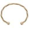 9ct Yellow Gold Twist Torque Bangle