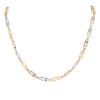14ct Yellow And White Gold Elephant Chain 24"