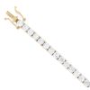 14ct Yellow Gold Cubic Zirconia Tennis Bracelet 7.5"