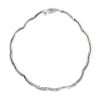 9ct White Gold 2.50ct Diamond Bracelet 6.5"