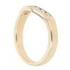 18ct Yellow Gold 0.20ct Brilliant Cut Diamond Wishbone Ring