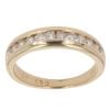 18ct Yellow Gold 0.50ct Brilliant Cut Diamond Half Eternity Ring