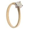 18ct Yellow Gold 0.65ct Heart Cut Diamond Solitaire Ring