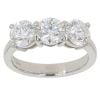 Platinum 2.50ct Brilliant Cut Diamond Trilogy Ring