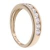 9ct Yellow Gold Cubic Zirconia Half Eternity Ring