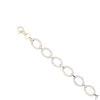 9ct Yellow Gold 7.5" Cubic Zirconia Stone Set Bracelet