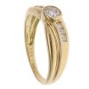 18ct Yellow Gold 0.33ct Brilliant Cut Diamond Solitaire Ring