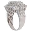 18ct White Gold 2.00ct Brilliant And Baguette Cut Diamond Cluster Ring