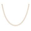9ct Yellow Gold Square Curb Chain 18"