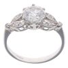 18ct White Gold 1.55ct Brilliant Cut Diamond Solitaire Ring