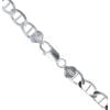 Silver Anchor Chain 24" By Icesia