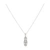 Vintage Old Cut 0.85ct Diamond Pendant and Chain 18"