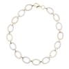 9ct Yellow Gold 7.5" Cubic Zirconia Stone Set Bracelet