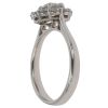 Platinum 1.35ct Brilliant Cut Diamond Cluster Ring