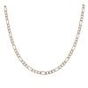 9ct Yellow Gold Figaro Chain 18"