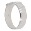 Silver Buckle Ring By icesia