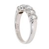 18ct White Gold 1.00ct Diamond Half Eternity Ring