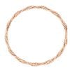 9ct Yellow And Rose Gold Patterned Rope Twist Bangle