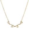 18ct Yellow Gold Cubic Zirconia Hearts And Moons Belcher Chain 16"