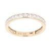 9ct Yellow Gold Cubic Zirconia Half Eternity Ring