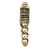 14ct Yellow Gold Monaco Classic Black Cubic Zirconia Pave Pendant