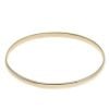 9ct Yellow Gold Plain Bangle