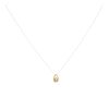 9ct Yellow Gold Tear Drop Pendant And Chain