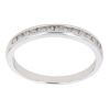 18ct White Gold 0.25ct Diamond Half Eternity Ring