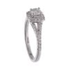 18ct White Gold 0.54ct Diamond Cluster Ring