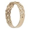 9ct Yellow Gold Patterned Buckle Ring