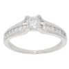 9ct White Gold 0.50ct Diamond Solitaire Ring