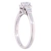 18ct White Gold 0.40ct Diamond Cluster Ring
