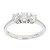 18ct White Gold Diamond Trilogy Ring by Anya Belle