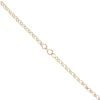 9ct Yellow Gold Celtic Patterned Cross Pendant And Chain 22"
