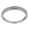 9ct White Gold 0.14ct Diamond Half Eternity Ring