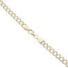 14ct Yellow Gold Green Gemstone Duo Panther Chain 16"