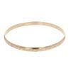 9ct Yellow Gold Patterned Filigree Bangle