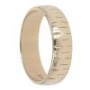 9ct Yellow Gold Patterned Wedding Band 5.4mm