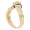 18ct Yellow Gold 0.17ct Brilliant Cut Diamond Fancy Ring