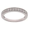 18ct White Gold 0.36ct Brilliant Cut Diamond Half Eternity Ring