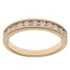 18ct Yellow Gold 0.55ct Brilliant Cut Diamond Half Eternity Ring