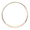 9ct Yellow Gold Cubic Zirconia Hinged Bangle