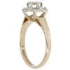 9ct Yellow Gold 0.10ct Diamond Cluster Ring