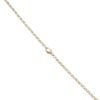 9ct Yellow Gold 0.10cts Diamond Cross Pendant And Chain 38"