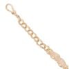 9ct Yellow Gold Cubic Zirconia Boxing Glove Belcher Bracelet 6.5"