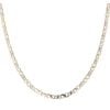 9ct Yellow and White Gold Infinity Link Chain 16"