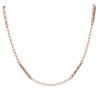 9ct Rose Gold Belcher And Bar Chain 32"