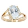 14ct Yellow Gold Cubic Zirconia Solitaire Ring